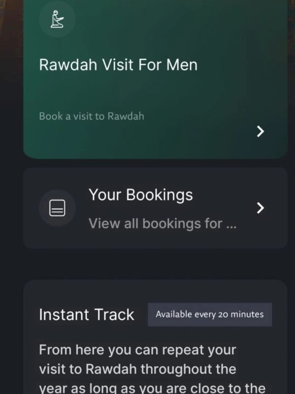 Struggling with Nusuk for Rawdah Access 3